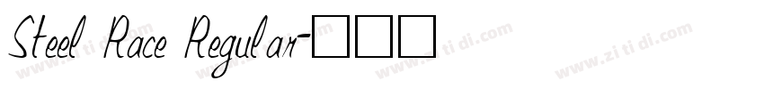 Steel Race Regular字体转换